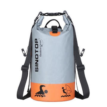 Custom Print Logo OEM Float Drifting Camping Accessories 20L 500d PVC Outdoor Hiking Boating Kayak Waterproof Backpack Dry Bag